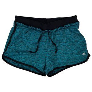 Tek Gear Womens DryTek Performance Shorts S Teal Black